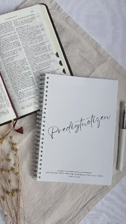 Predigtnotizbuch